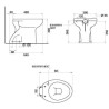VASO BIDET SANIT SCARICO A PAVIMENTO SANITOSCO