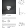VASO KARLA RAK SOSPESO BIANCO