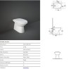 VASO KARLA RAK SCARICO PARETE BIANCO
