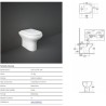 VASO COMPACT RAK FILOMURO SC. PARETE/PAVIMENTO