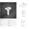 LAVABO COMPACT CM 55  COMPACT  RAK