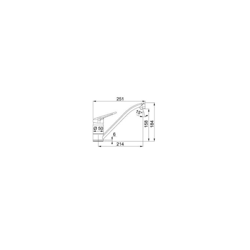 MISCELATORE LAVELLO NOVARA PLUS 115.0470.660 GRAFITE FRANKE