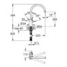 MISCELATORE LAVELLO  EUROSMART COSMOPOLITAN  CROMATA GROHE 32843DC0