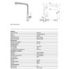 MISCELATORE LAVELLO MARIS 115.0392.368 BIANCO FRANKE