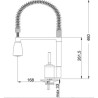 MISCELATORE LAVELLO JOY COCKTAIL PROFESSIONALE115.0029.591 CROMO FRANKE