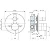 MISCELATORE IDEAL STANDARD INC DOCCIA CON DEVIATORE CERALINE A6939