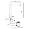 MISCELATORE LAVABO T/C  LEVEL ALTO  PAFFONI CROMO