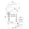MISCELATORE BIDET NETTUNO 1 1/4 PAFFONI CROMO