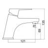 MISCELATORE LAVABO 1"1/4 AIR DUEMMEGGI ITALY AR 100