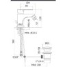 MISCELATORE BIDET 1"1/4 SKY DUEMMEGI ITALY IK 110