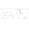 MISCELATORE LAVABO 1"1/4 PRIMUS/SELENIA
