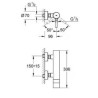 MISCELATORE DOCCIA ESTERNO GROHE ESSENCE 33636