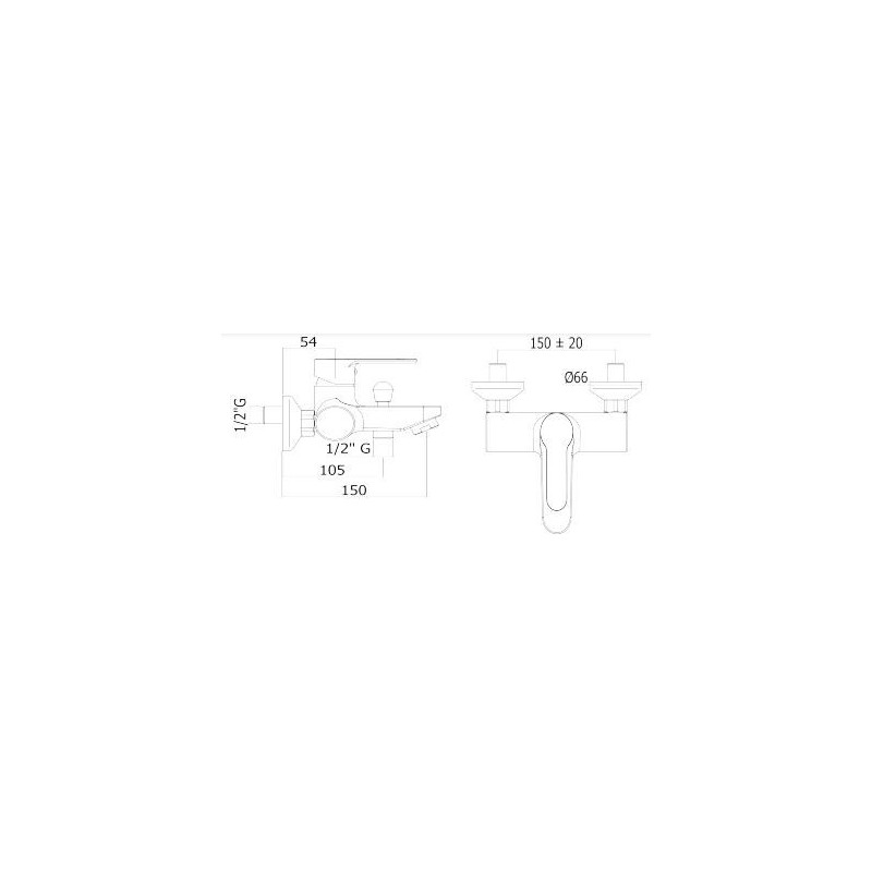 MISCELATORE VASCA C/DUPLEX BLU PAFFONI