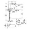 MISCELATORE LAVABO GROHE EUROSMART COSMO CON FOTOCELLULA 36327