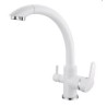 RUBINETTO 3 VIE 3/8 BIANCO PER OSMOSI CX250