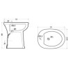 BIDET DISABILE CHIUSO CONFORT ALICE CERAMICHE