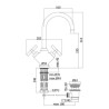 MONOFORO LAVABO 1 1/4 SCAR. AUTOMATICO PAFFONI QUATTR0