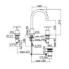 BATTERIA LAVABO  3 FORI S.A.11/4 PAFFONI QUATTRO  CERAMIC QVT055