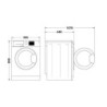 LAVATRICE  HOTPOINT AQ 104D 497 SDEU/BN  CLASSE A+++ NUOVA CLASSE ENERGETICA B