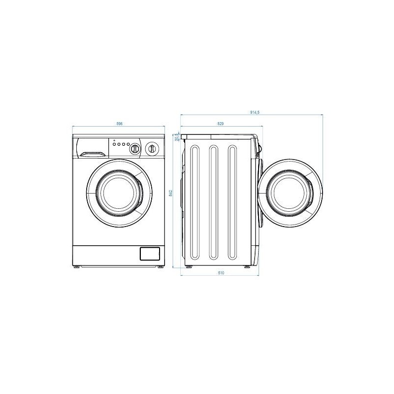 LAVATRICE LIBERA INSTALLAZIONE SAN GIORGIO KG 5 CLASSE A++ S4210C 85 X59,5 X 51