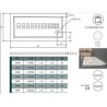 PIATTO DOCCIA 70X100 ALTHEA ITO H.5,5