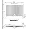 PIATTO DOCCIA 70X90 H 6 AZZURRA FERDY