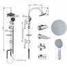 COLONNA DOCCIA SMART TONDA