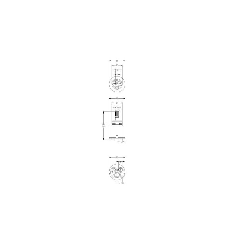 CARTUCCE CERAMICHE N.240 KEROX KRJ35AHWS 35 X 62