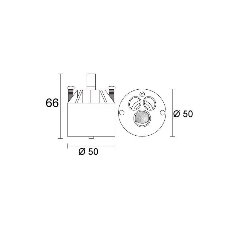 CARTUCCIA  83 MM 50 X 66 H