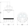 CARTUCCIA 112 PAINI MM40X79H