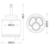CARTUCCIA 118  ZAZZERI MM35,5X H66,5