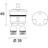 CARTUCCIA 123  STELLA MM 38 X H 49
