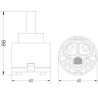 CARTUCCIA 127 TW40 MM 40 X H 66