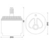 CARTUCCIA 14 RAF TAMIGI X 102 D.49 X H 65