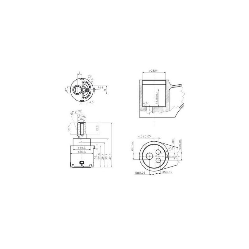 CARTUCCIA 144  KEROX MIX K25MH  MM25 X H52,5