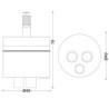 CARTUCCIA 15 RAF D.45 X H 79
