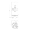 CARTUCCIA 151 CON LIMITATORI DI PORTATA E TEMPERATURA MM 40 X H79