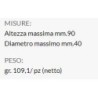CARTUCCIA 158 NOBILI CUCINA MM 40 X H 90