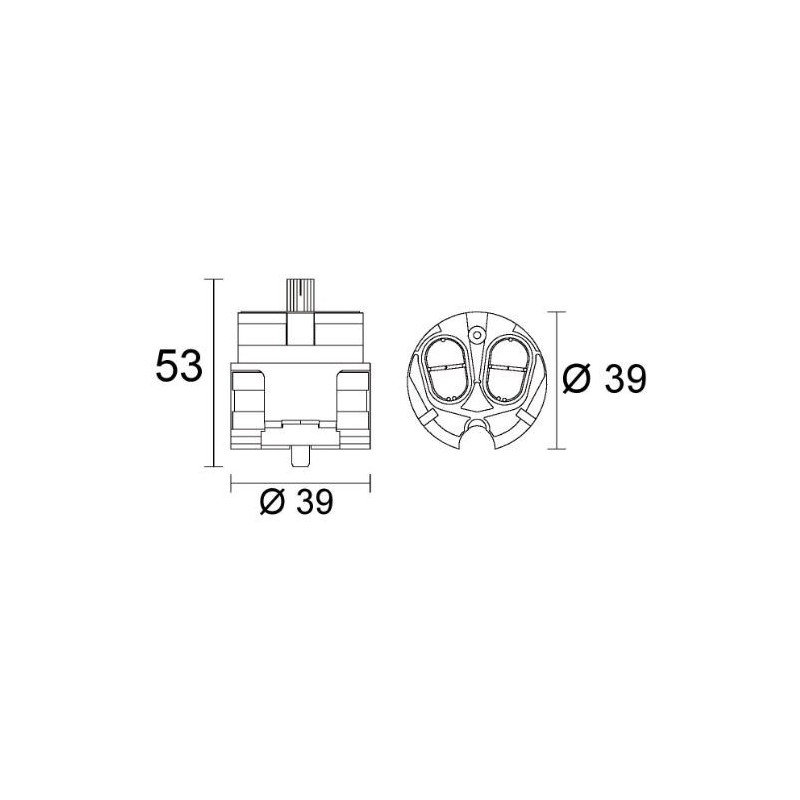 CARTUCCIA 166  IDEAL STANDARD SERIE ALFIERE   39 X 53H