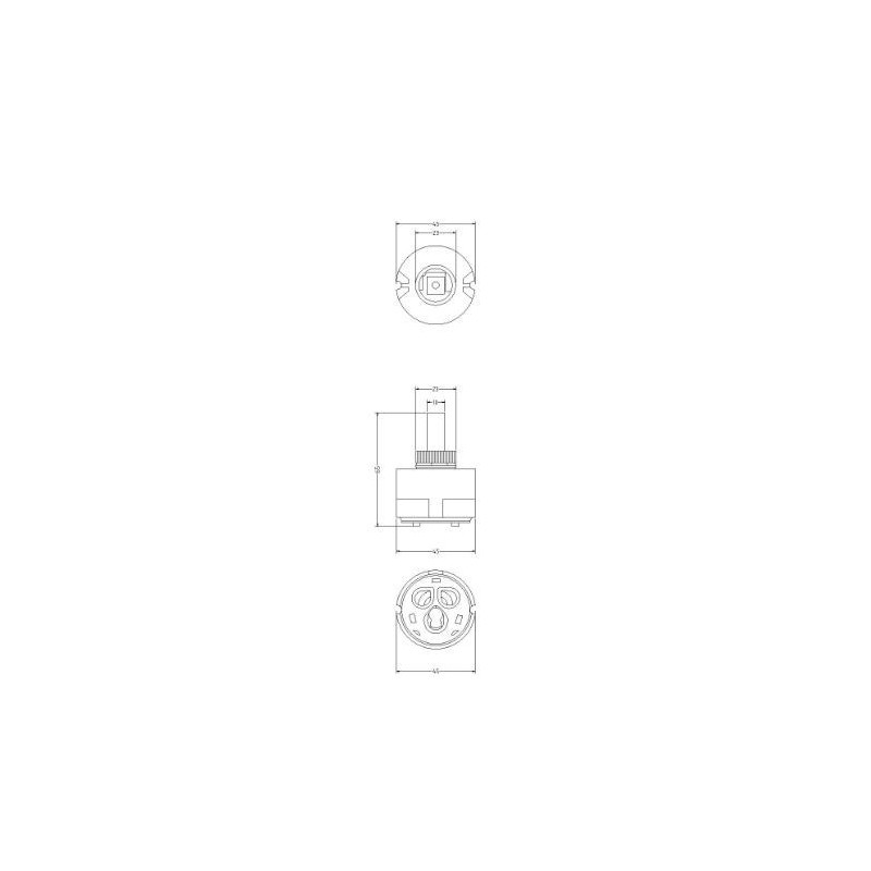 CARTUCCIA 21 AMFAG AF45/1002 MM 45X65H