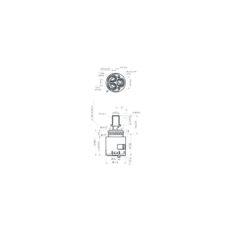 CARTUCCIA 223 KEROX K25OPCS  MM 25X H55