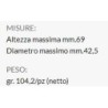 CARTUCCIA 26 F.LLI NICOLAZZI -C3009 MM 43 X 69 H