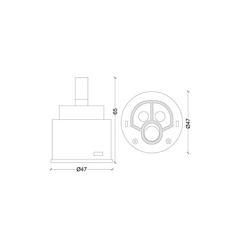 CARTUCCIA 41 HYDROCLOSED ST 136 MM 47 X 65 H