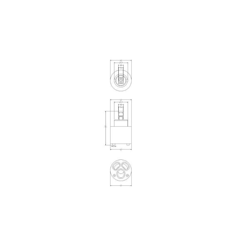 CARTUCCIA 44 CISAL SERIE EOS-EUROPA  MM 43 X 69 H