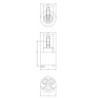 CARTUCCIA 44 CISAL SERIE EOS-EUROPA  MM 43 X 69 H