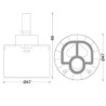 CARTUCCIA 5 GALATRON G11 D.47 X H.66