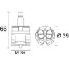 CARTUCCIA 57 IDEAL STANDARD MULTIPORT MM 39 X 66 H
