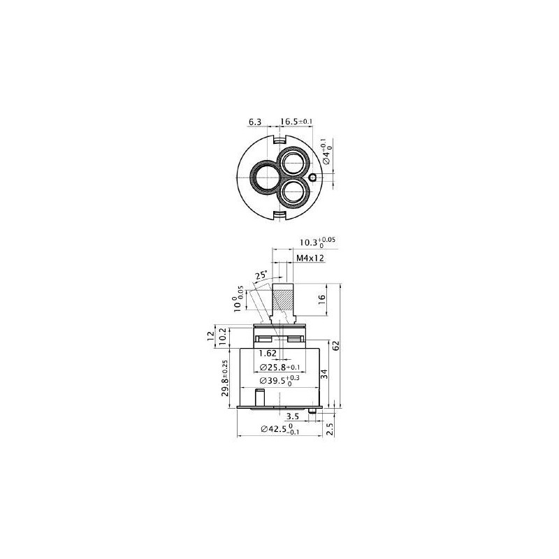 CARTUCCIA 65 KEROX MIX K42C MM 42,5 X 65 H
