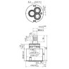 CARTUCCIA 65 KEROX MIX K42C MM 42,5 X 65 H