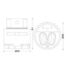 CARTUCCIA 7 MAMOLI QUARZOMIX MM45 X 51 H